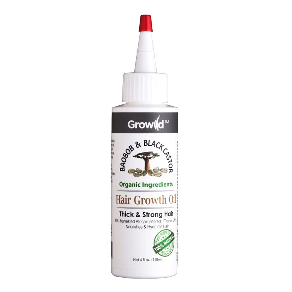 By Natures grow baobab and black castor 4oz